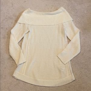 White Chunky Knit Sweater